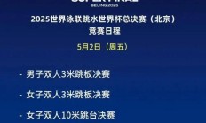 乐鱼电竞APP下载:2025北京跳水世界杯总决赛赛程时间表 中国“梦之队”参赛名单
